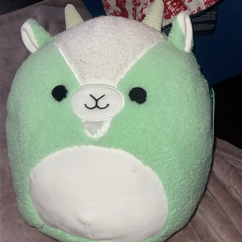 Squishmallows Mint and White Llama Plush